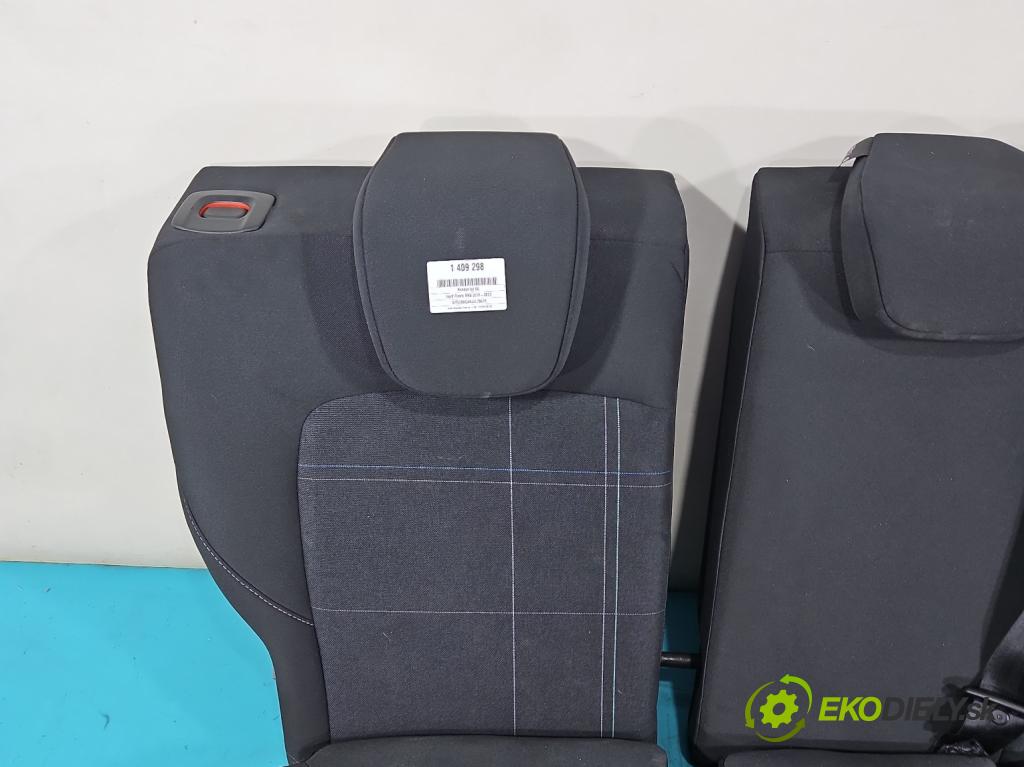 Ford Fiesta MK8 2016-2023 1.1 71 HP manual 52 kW 1084 cm3 5- Pohovka: zadné  (Sedačky, sedadlá)