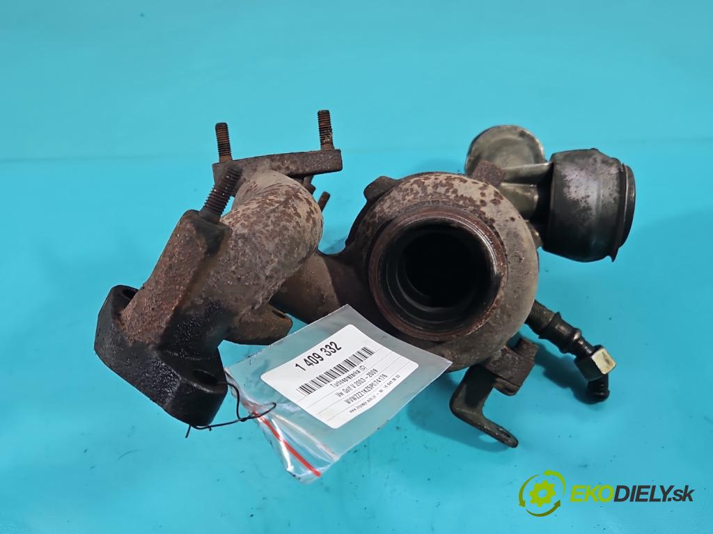 Vw Golf V 2003-2009 2.0 tdi 140 hp manual 103 kW 1968 cm3 5- Turbodmychadlo 724930-6 (Turbodúchadla (kompletní))