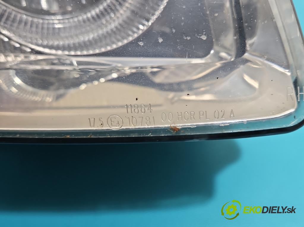 Vw Passat B5 1995-2005 1.8b 125 HP manual 92 kW 1781 cm3 4- Reflektor: pravý  (Pravé)