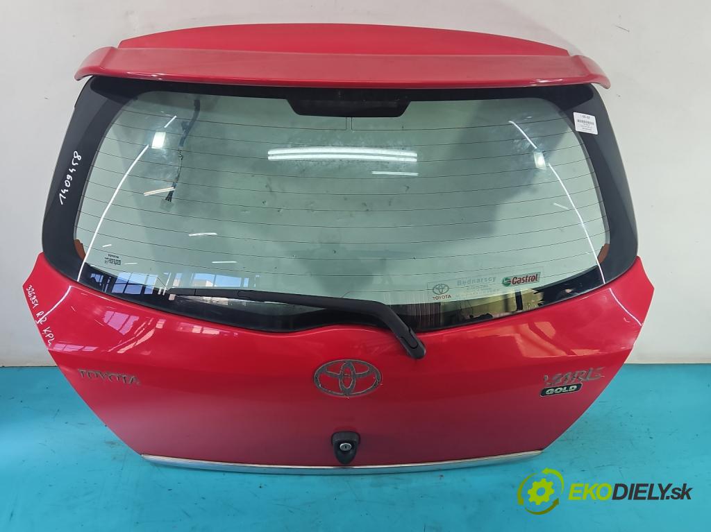 Toyota Yaris II 2005-2011 1.3 vvti 87 hp manual 64 kW 1298 cm3 5- zadní kufrové dveře  (Zadní kapoty)