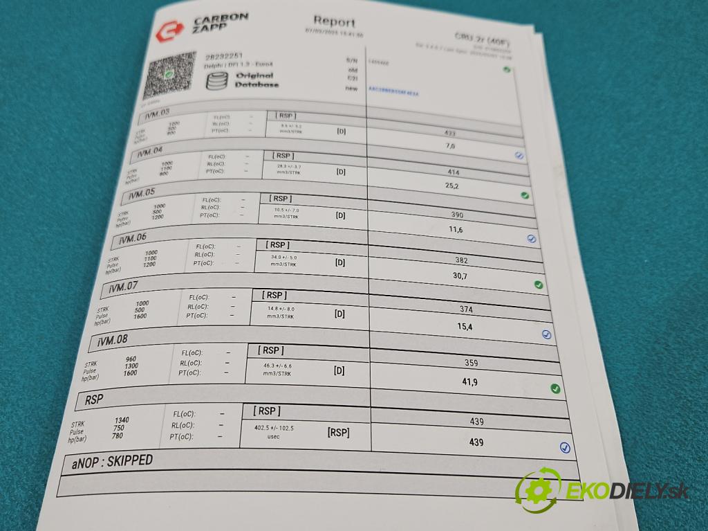 Renault Fluence 1.5 dci 86 hp manual 63 kW 1461 cm3 4- vstřikovač 28232251 (Vstřikovače)