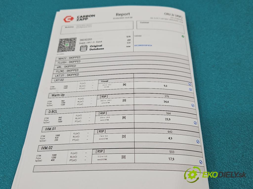 Renault Fluence 1.5 dci 86 hp manual 63 kW 1461 cm3 4- vstřikovač 28232251 (Vstřikovače)