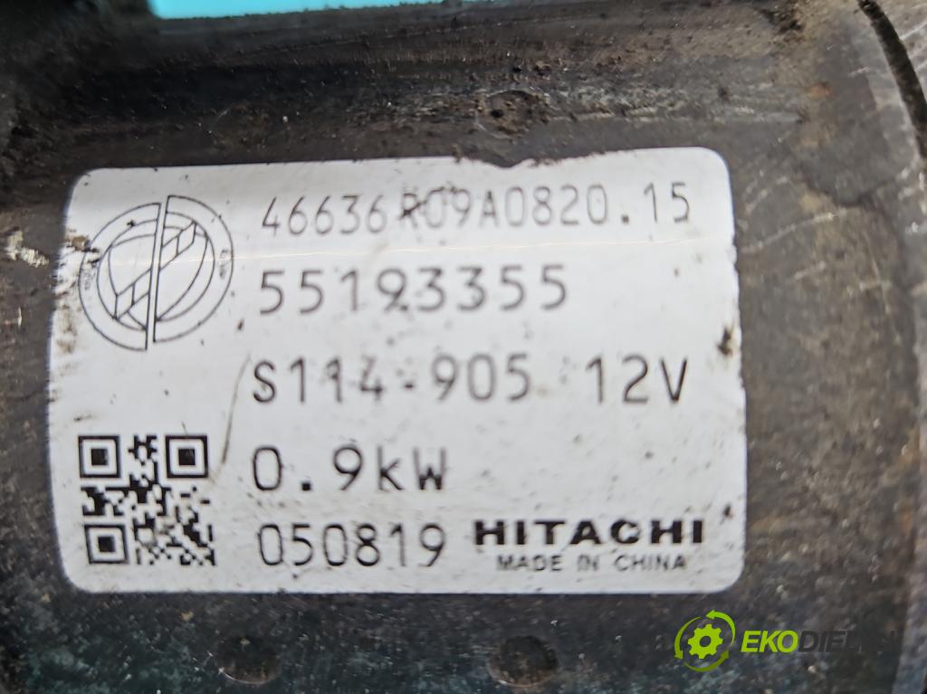 Fiat Punto Grande 1.2 8V 65 HP manual 48 kW 1242 cm3 3- štartér 55193355 (Štartéry)