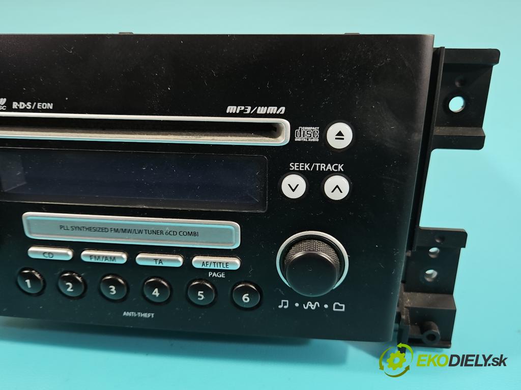 Suzuki Grand Vitara II 2005-2014 2.0 16V 140 HP manual 103 kW 1995 cm3 5- Radio originál 39101-65JS0