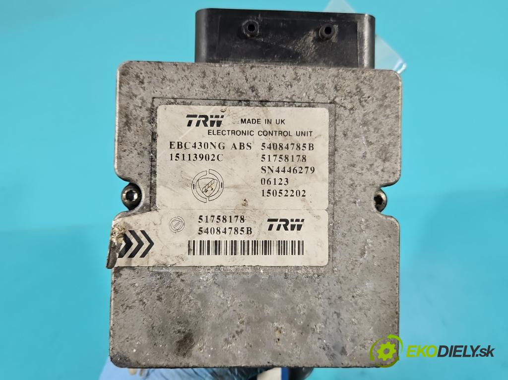 Lancia Ypsilon II 2003-2011 1,3.0 jtd 69KM manual 51 kW 1248 cm3 3- čerpadlo abs 54084785B (Pumpy ABS)