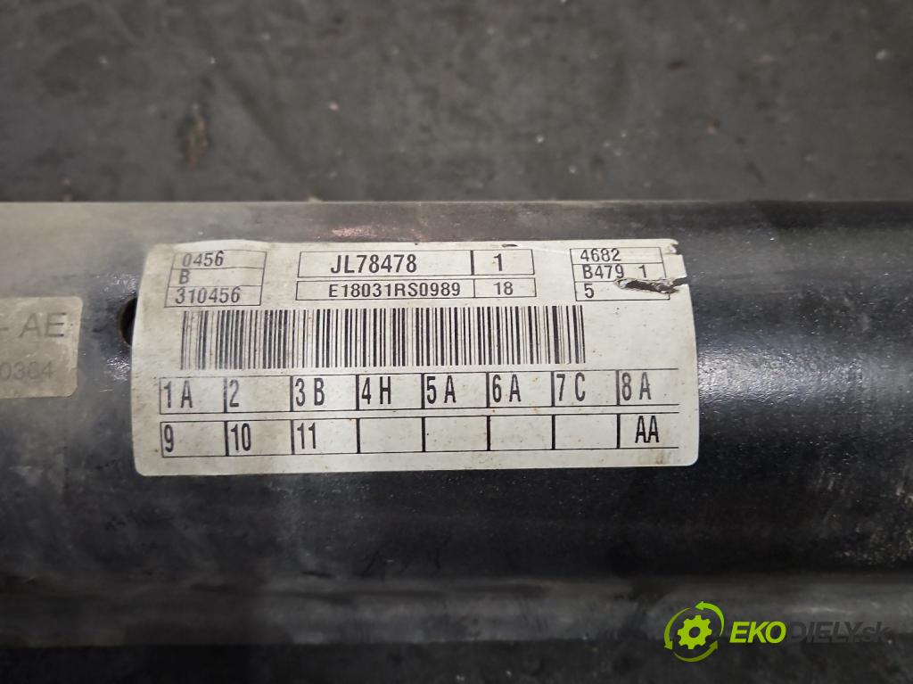 Ford Fiesta MK8 2016-2023 1.1 71 hp manual 52 kW 1084 cm3 5- zadní výztuha  (Výztuhy zadní)