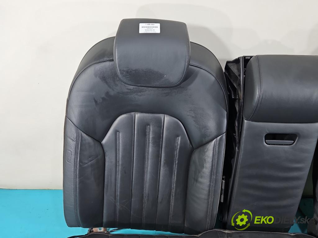 Audi A8 D4 2009-2017 3.0 V6 tdi 250 HP automatic 184 kW 2967 cm3 4- Pohovka: zadné  (Sedačky, sedadlá)