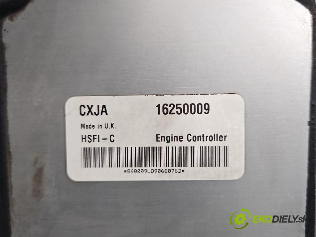 Opel Zafira A 1999-2005 1.6 16V 101 HP manual 74 kW 1598 cm3 5- riadiaca jednotka motora 16250009