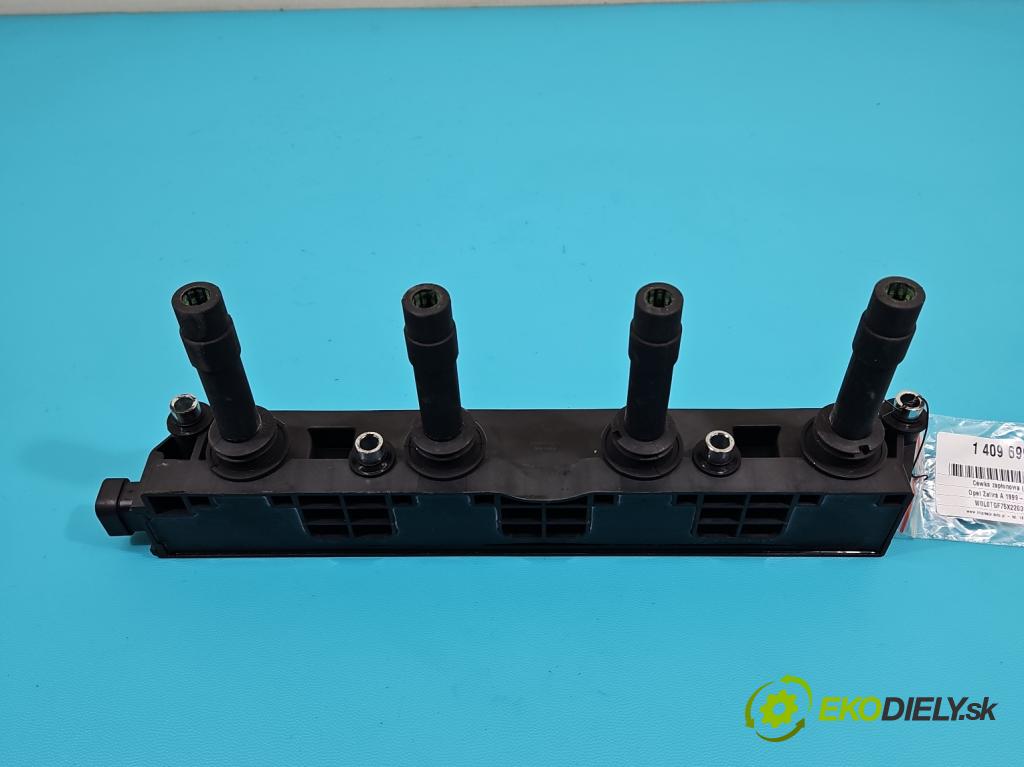 Opel Zafira A 1999-2005 1.6 16V 101 HP manual 74 kW 1598 cm3 5- cievka zapaľovacia  (Zapaľovacie cievky, moduly)