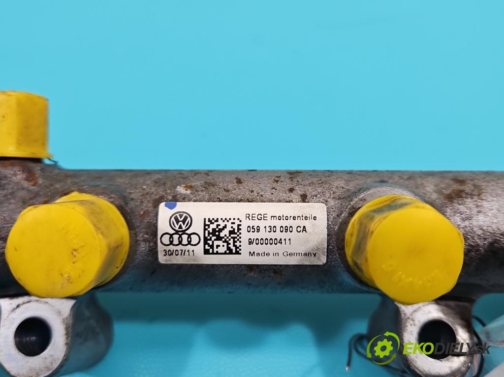 Audi A8 D4 2009-2017 3.0 V6 tdi 250 HP automatic 184 kW 2967 cm3 4- lišta vstrekovacia 059130090CA (Vstrekovacie lišty)