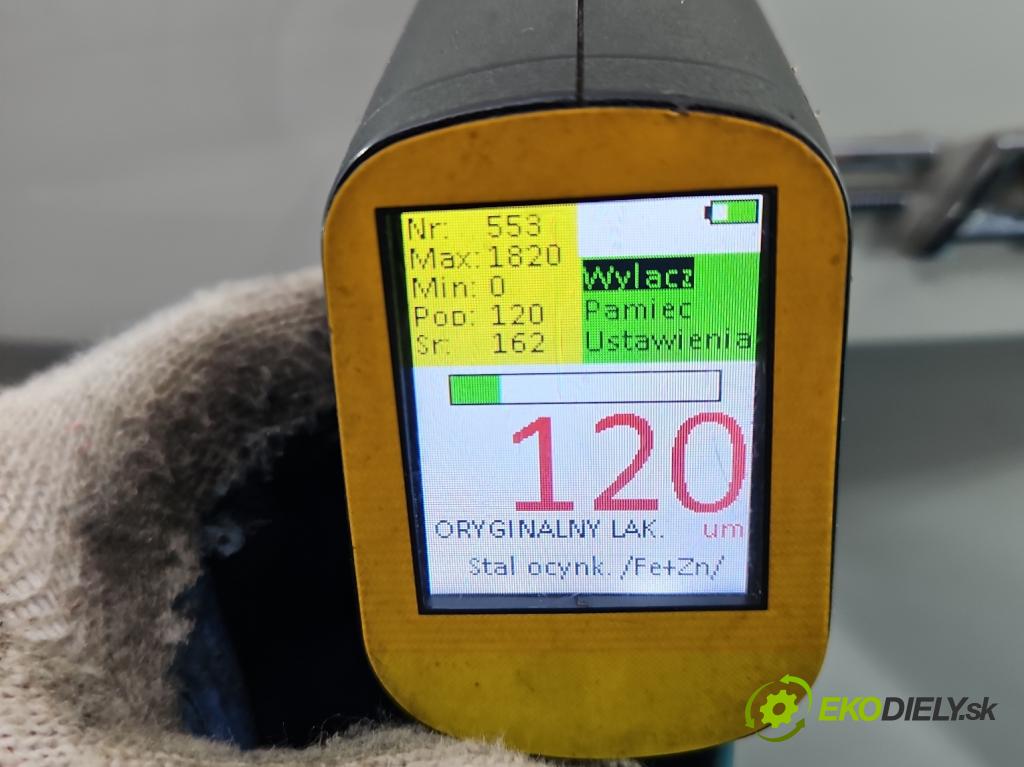 Skoda Fabia III 2014- 1.0 mpi 75 hp manual 55 kW 999 cm3 5- zadní kufrové dveře  (Zadní kapoty)