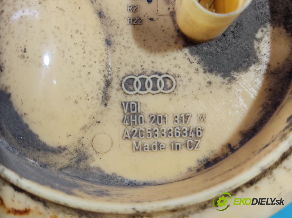Audi A8 D4 2009-2017 3.0 V6 tdi 250 HP automatic 184 kW 2967 cm3 4- snímač úroveň: palivo 4H0201317M (Snímač)