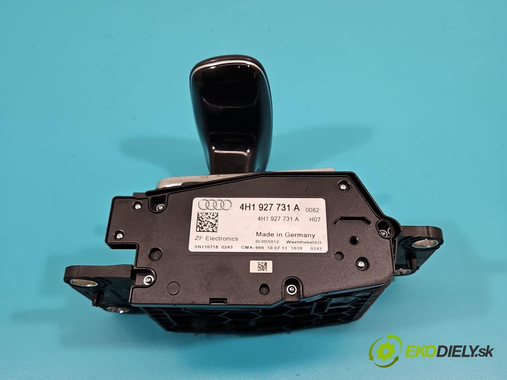 Audi A8 D4 2009-2017 3.0 V6 tdi 250 HP automatic 184 kW 2967 cm3 4- Páka: Změny: stupeň,rýchlosť 4H1927731A (Rýchlostná páka (kulisa))