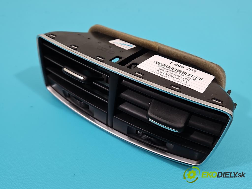 Audi A8 D4 2009-2017 3.0 V6 tdi 250 HP automatic 184 kW 2967 cm3 4- Mřížka: kúrenia stredová 4H0819203A (Mriežky kúrenia (fukáre))