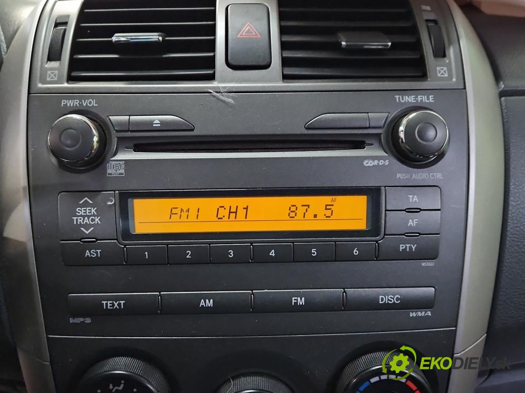 Toyota Corolla E15 2007-2014 1.4 D4D 90 HP manual 66 kW 1364 cm3 4- Radio originál 86120-02690