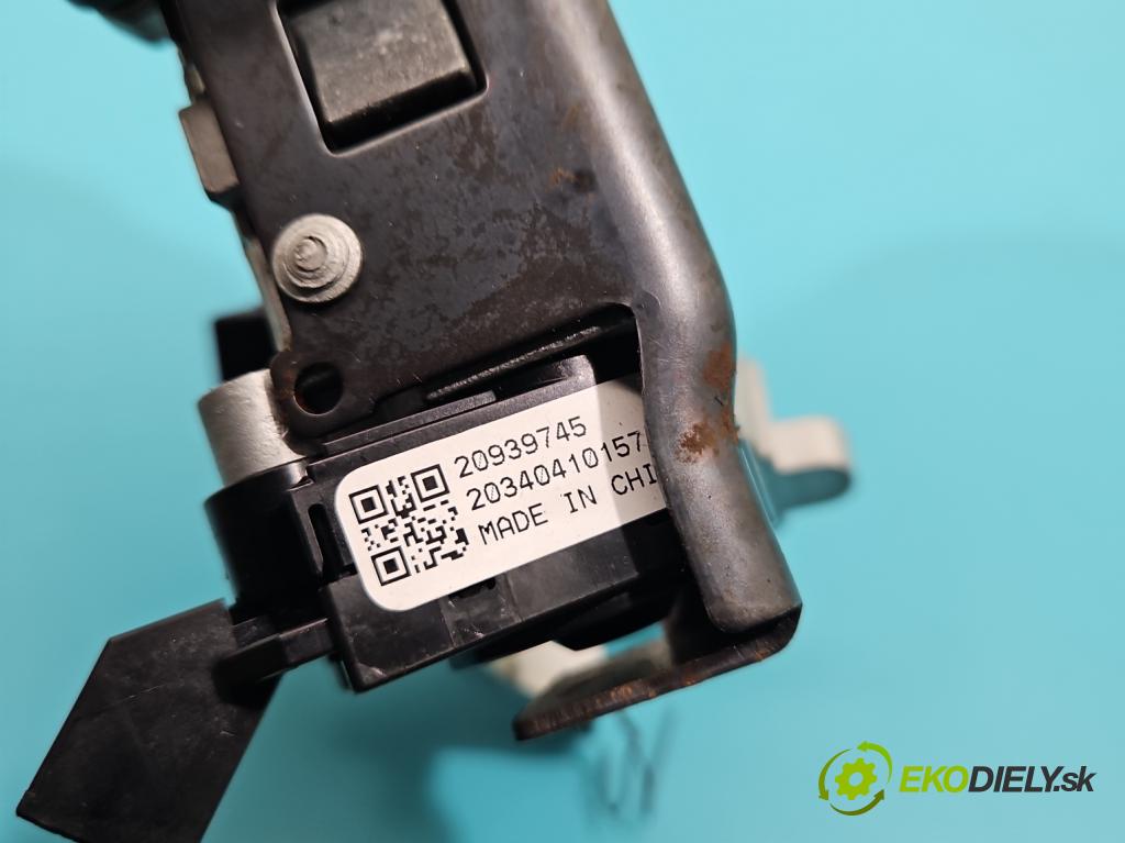 Opel Astra IV 2009-2015 1.4 T 140 HP manual 103 kW 1362 cm3 5- Spínačka 20939745 (Spínacie skrinky a kľúče)