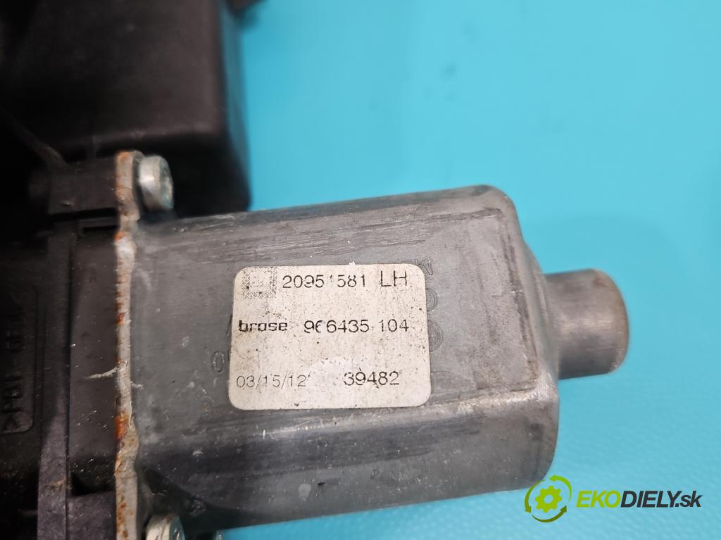 Opel Astra IV 2009-2015 1.4 T 140 hp manual 103 kW 1362 cm3 5- mechanismus stahování přední levý