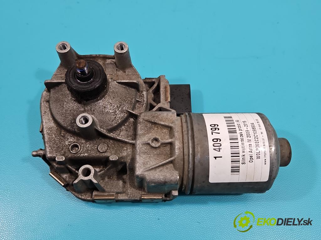 Opel Astra IV 2009-2015 1.4 T 140 hp manual 103 kW 1362 cm3 5- motor stěračů přední 1397220623