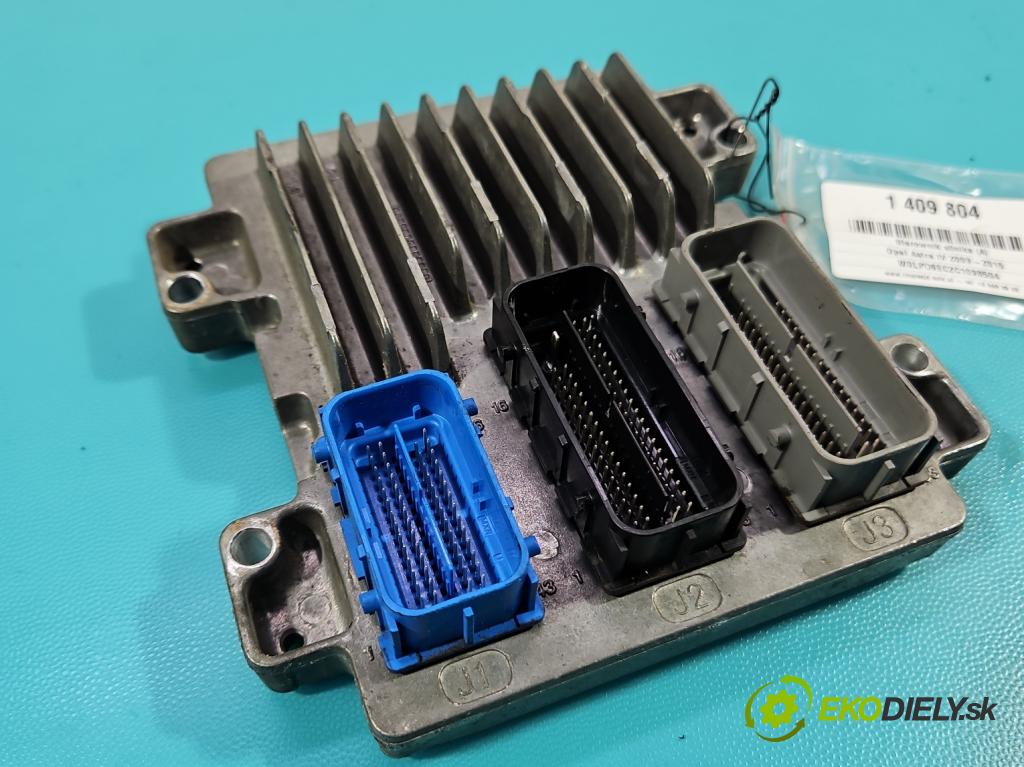 Opel Astra IV 2009-2015 1.4 T 140 hp manual 103 kW 1362 cm3 5- řídící jednotka motoru 12647241