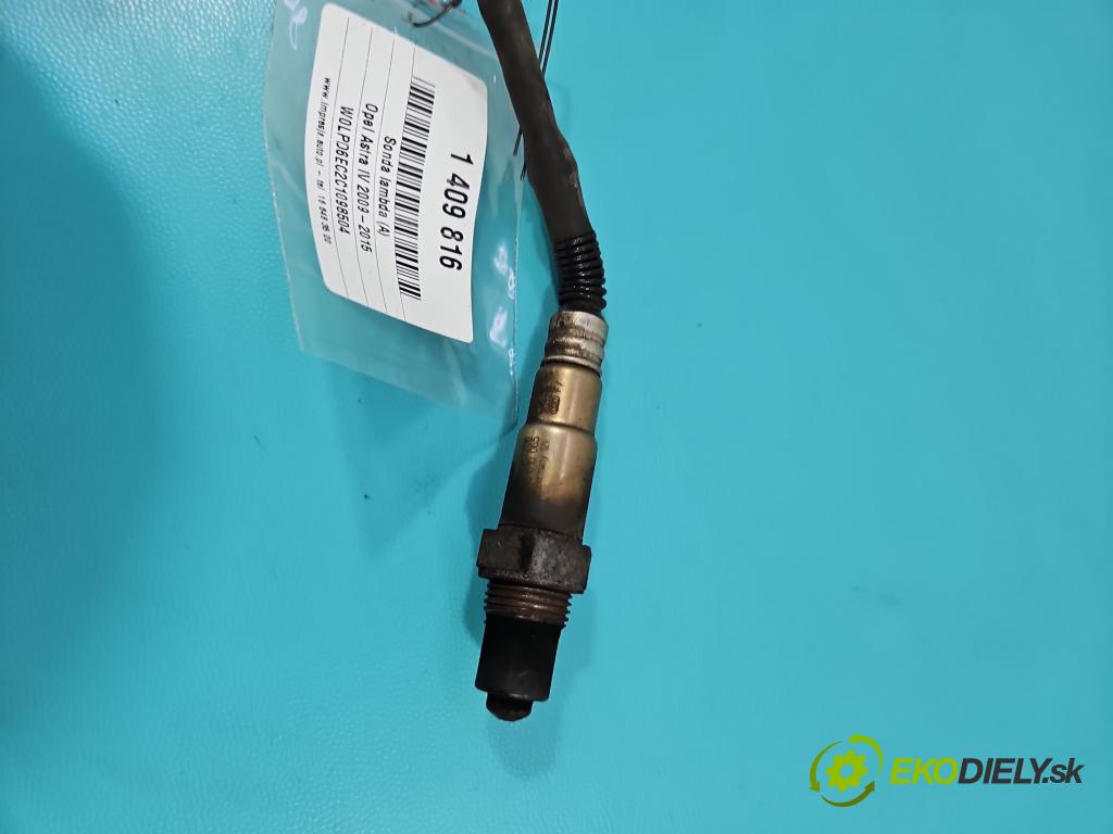 Opel Astra IV 2009-2015 1.4 T 140 HP manual 103 kW 1362 cm3 5- Sonda lambda 0258010065 (Lambda sondy)