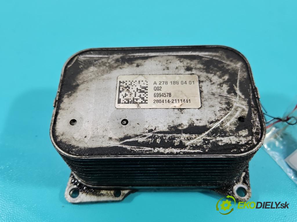 Mercedes CLS II C218 2010-2018 4.7 V8 (278922) automatic 315 kW 4664 cm3 4- chladič oleja: A2781880401