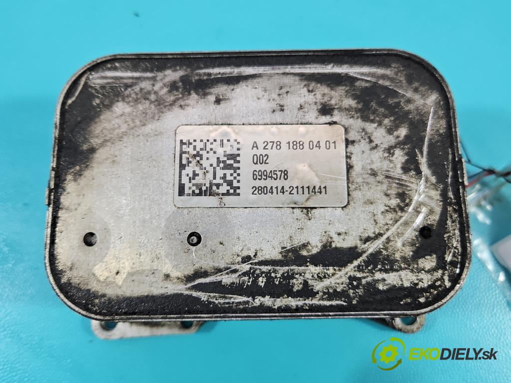 Mercedes CLS II C218 2010-2018 4.7 V8 (278922) automatic 315 kW 4664 cm3 4- chladič oleja: A2781880401