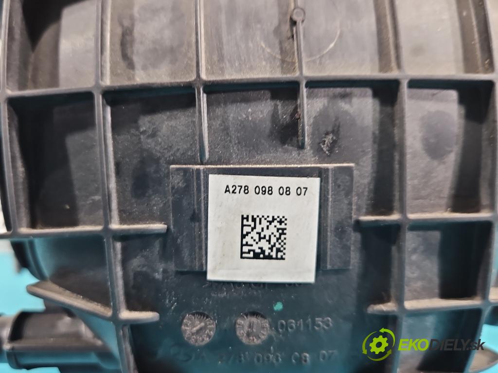 Mercedes CLS II C218 2010-2018 4.7 V8 (278922) automatic 315 kW 4664 cm3 4- zvod nasávací A2780980807 (Sacie potrubia)