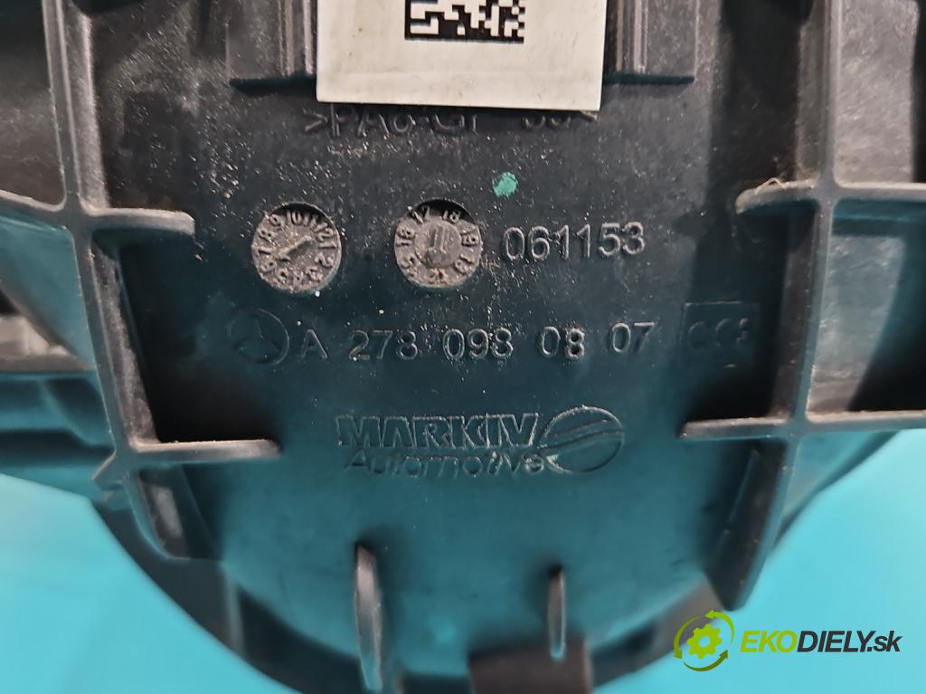 Mercedes CLS II C218 2010-2018 4.7 V8 (278922) automatic 315 kW 4664 cm3 4- zvod nasávací A2780980807 (Sacie potrubia)