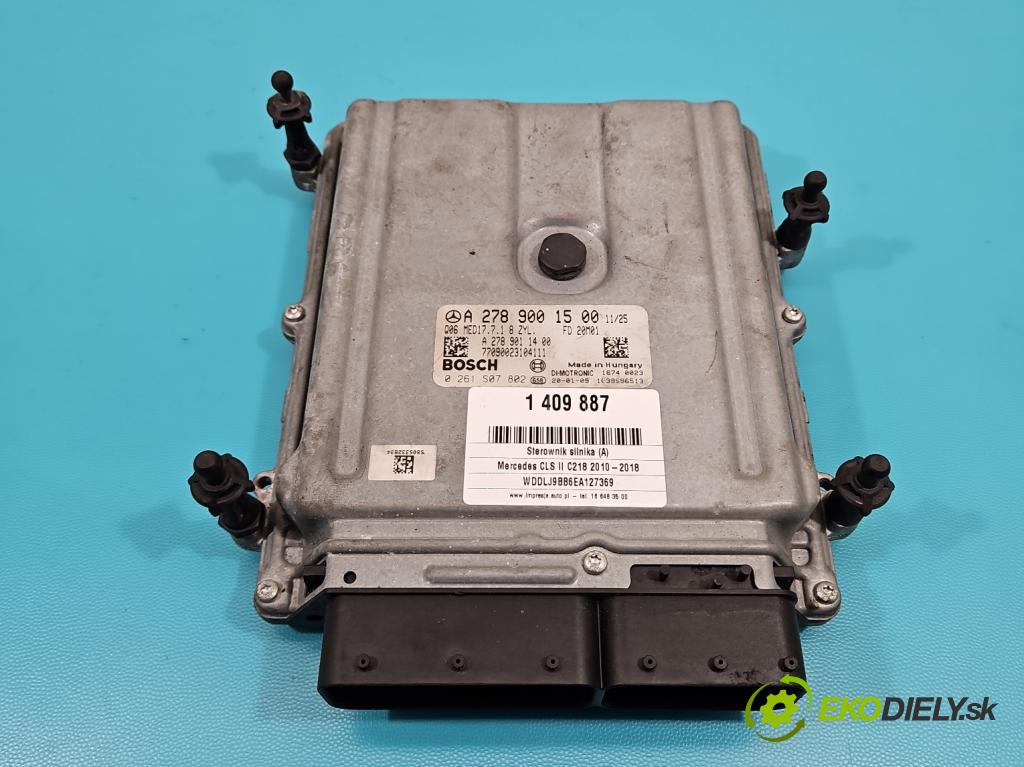 Mercedes CLS II C218 2010-2018 4.7 V8 (278922) automatic 315 kW 4664 cm3 4- riadiaca jednotka motora A2789001500