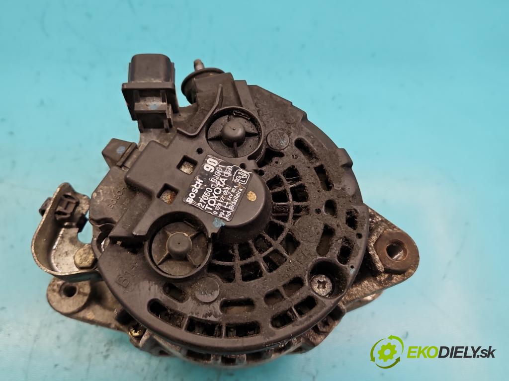 Toyota Yaris II 2005-2011 1.3 vvti 87 HP manual 64 kW 1298 cm3 5- Alternator 27060-0J061 (Alternátory)
