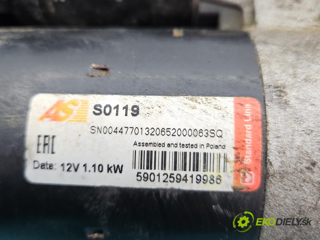 Vw Sharan I 1995-2010 1.8 T 150 HP manual 110 kW 1781 cm3 5- štartér  (Štartéry)