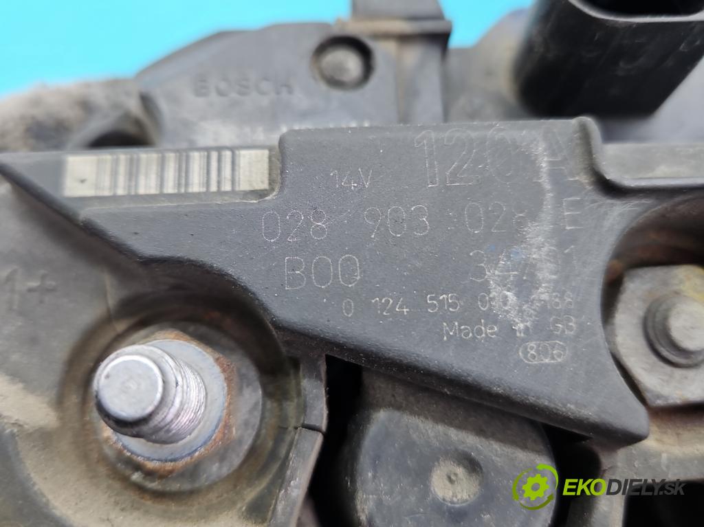 Vw Sharan I 1995-2010 1.8 T 150 HP manual 110 kW 1781 cm3 5- Alternator 028903028E (Alternátory)