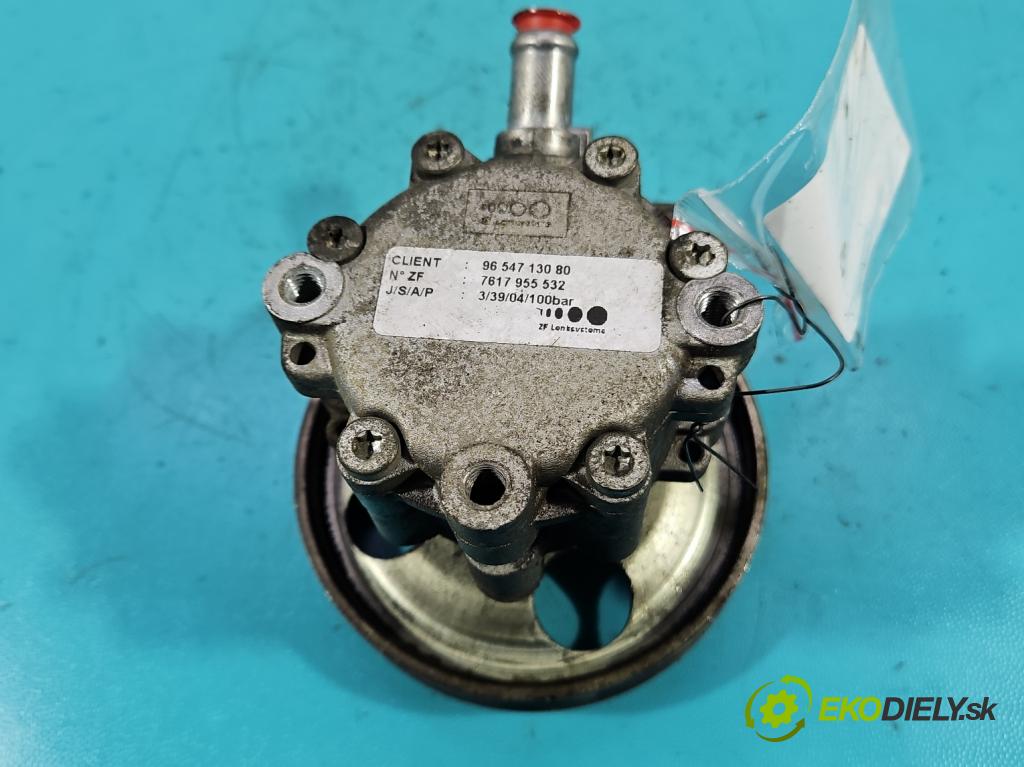 Peugeot 407 1,8.0 16V 116 HP manual 85 kW 1749 cm3 4- čerpadlo posilovač 9654713080 (Servočerpadlo, pumpa riadenia)