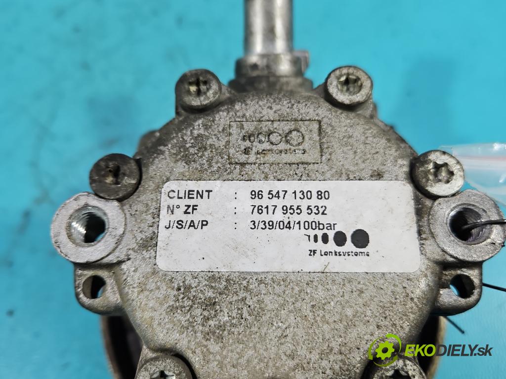 Peugeot 407 1,8.0 16V 116 HP manual 85 kW 1749 cm3 4- čerpadlo posilovač 9654713080 (Servočerpadlo, pumpa riadenia)