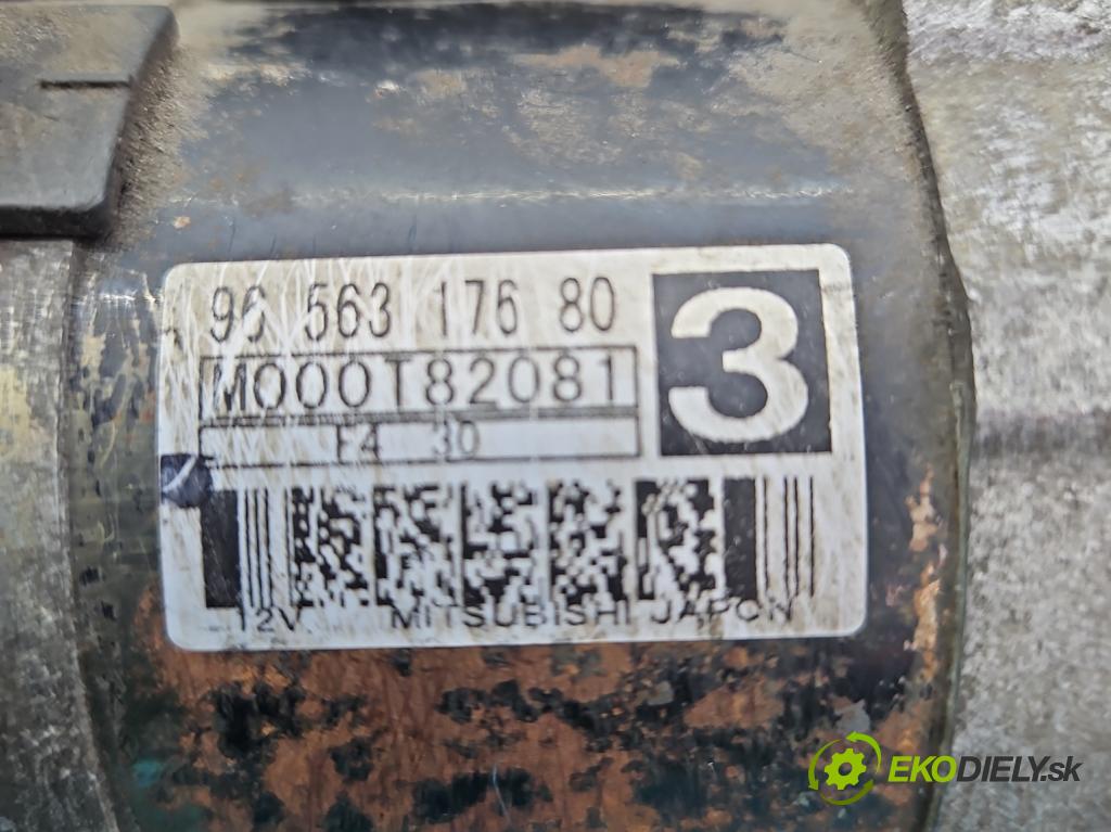 Peugeot 407 1,8.0 16V 116 HP manual 85 kW 1749 cm3 4- štartér 9656317580 (Štartéry)