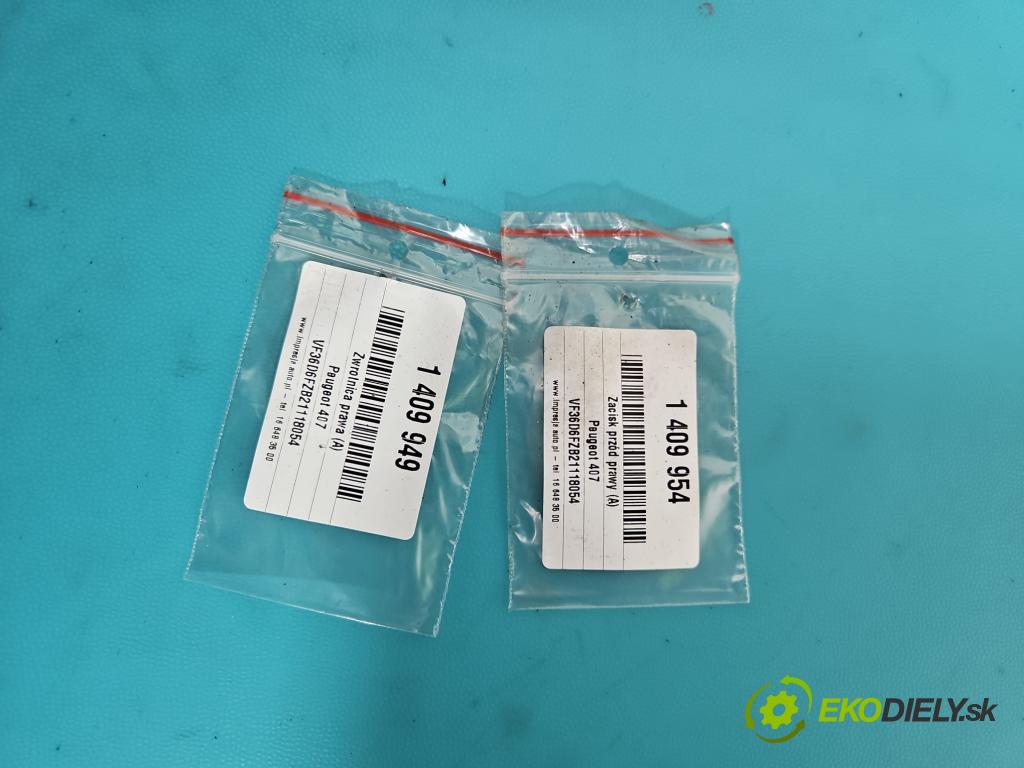 Peugeot 407 1,8.0 16V 116 HP manual 85 kW 1749 cm3 4- náboj pravé  (Náboje)