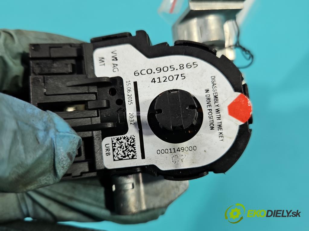 Skoda Fabia III 2014- 1.0 mpi 75 HP manual 55 kW 999 cm3 5- Spínačka 6C0905865 (Spínacie skrinky a kľúče)