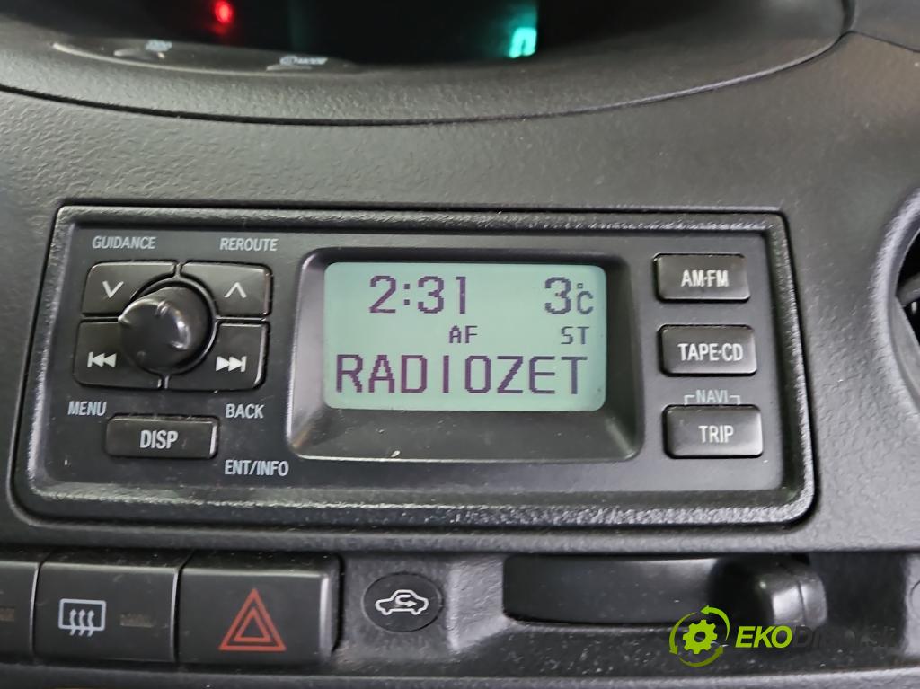 Toyota Yaris I 1999-2005 1.0 vvti 65 HP manual 48 kW 998 cm3 5- Zobrazit: 86110-0D040 (Prístrojové dosky, displeje)