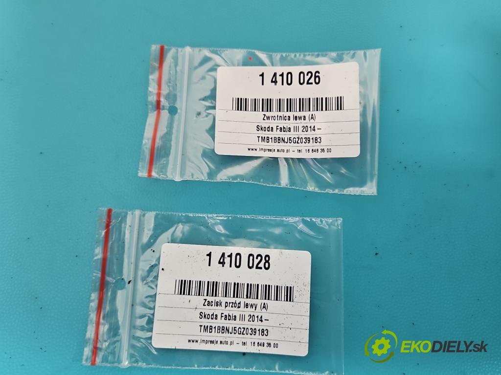 Skoda Fabia III 2014- 1.0 mpi 75 HP manual 55 kW 999 cm3 5- náboj ľavé  (Náboje)