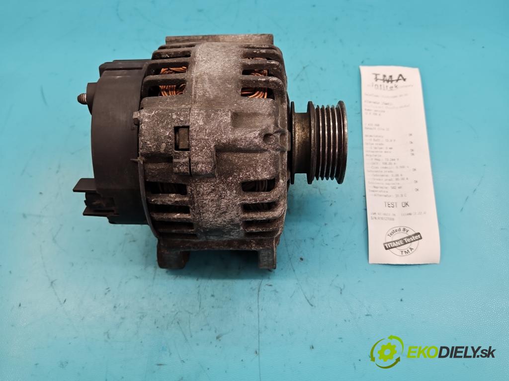 Renault Clio II 1998-2012 1.5 dci 82 HP manual 60 kW 1461 cm3 5- Alternator 8200022774 (Alternátory)