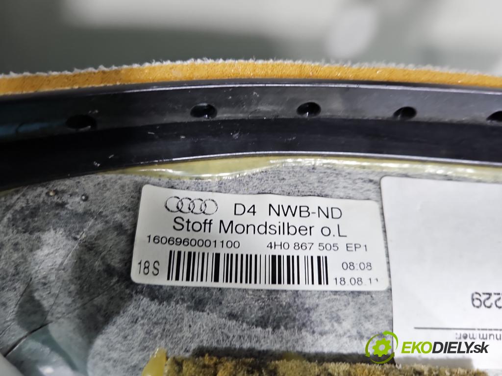 Audi A8 D4 2009-2017 Do tlaku / model krátka