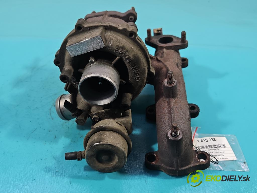 Vw Polo IV 9N 2001-2009 1.4 tdi 69KM manual 51 kW 1422 cm3 3- Turbodmychadlo 733783-3 (Turbodúchadla (kompletní))