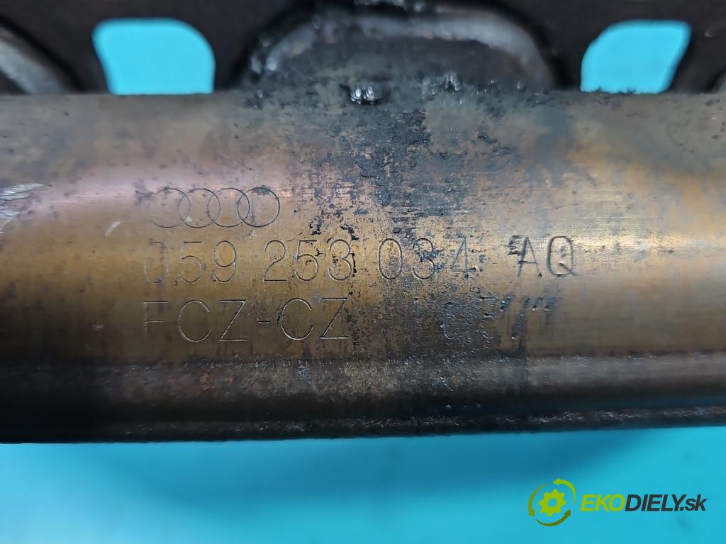 Audi A8 D4 2009-2017 3.0 V6 tdi 250 hp automatic 184 kW 2967 cm3 4- potrubí výfuk 059253034AQ (Výfukové potrubí)