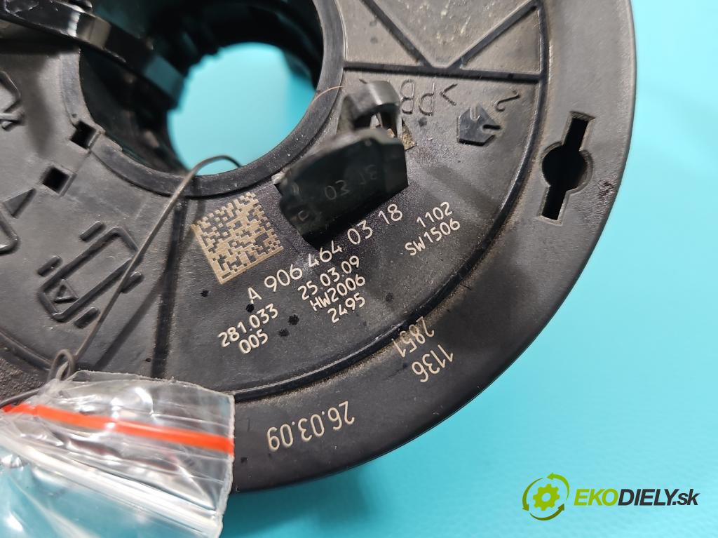 Mercedes Sprinter II 906 2006-  2,2.0 CDI 129 HP manual 95 kW 2143 cm3 5- Páska: airbag A9065402345 (Airbag)