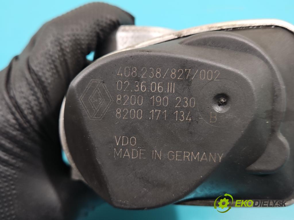 Renault Megane II 2003-2008 1.6 16V 113 HP manual 83 kW 1598 cm3 5- klapka 8200190230 (Škrtiace klapky)
