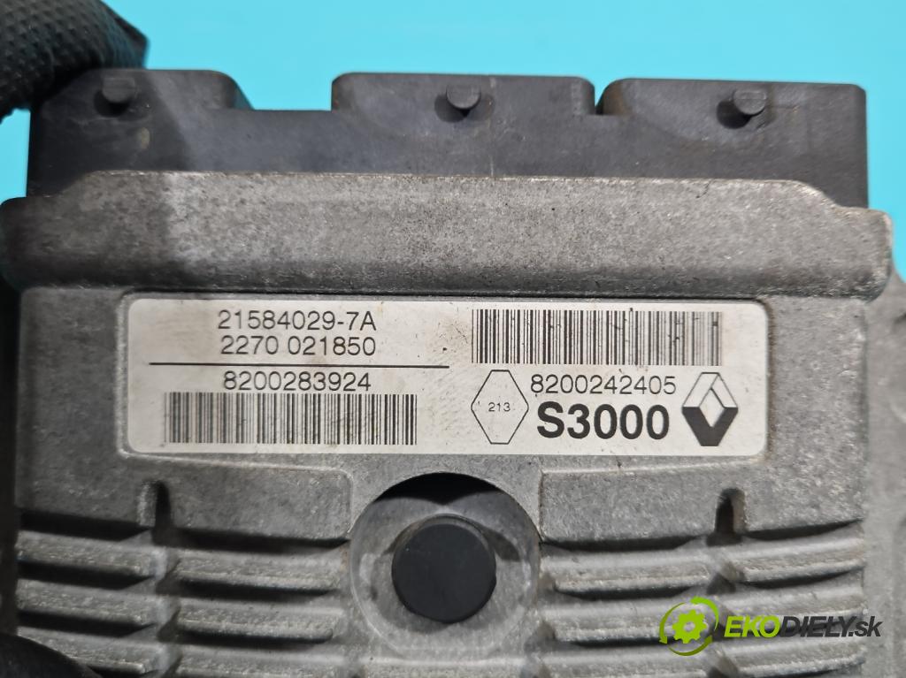 Renault Megane II 2003-2008 1.6 16V 113 HP manual 83 kW 1598 cm3 5- riadiaca jednotka motora 8200283924