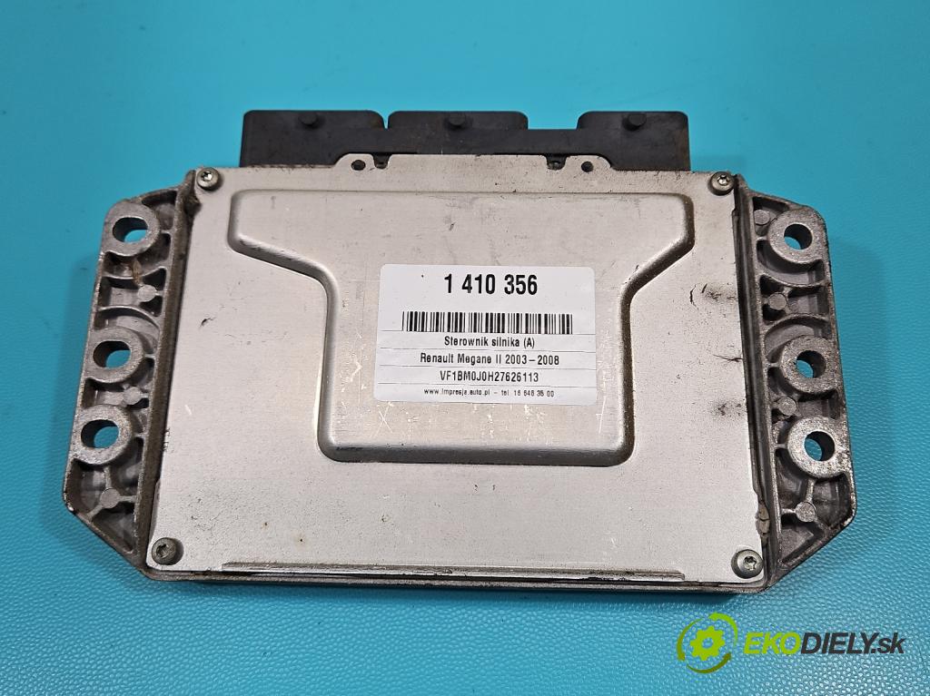 Renault Megane II 2003-2008 1.6 16V 113 HP manual 83 kW 1598 cm3 5- riadiaca jednotka motora 8200283924