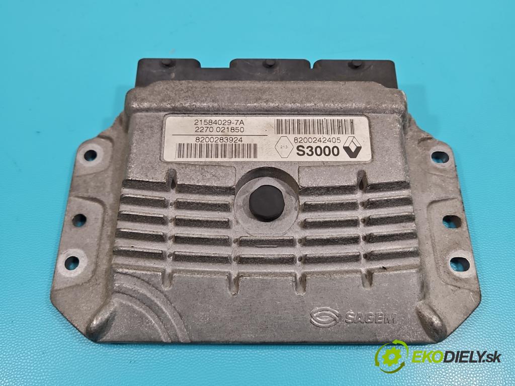 Renault Megane II 2003-2008 1.6 16V 113 HP manual 83 kW 1598 cm3 5- riadiaca jednotka motora 8200283924