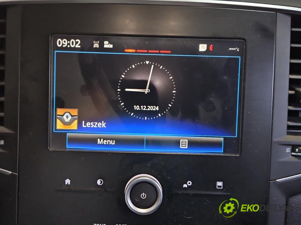 Renault Megane IV 2016-2024 1.2 Tce 132  HP manual 97 kW 1197 cm3 5- Zobrazit: 280904698R (Prístrojové dosky, displeje)