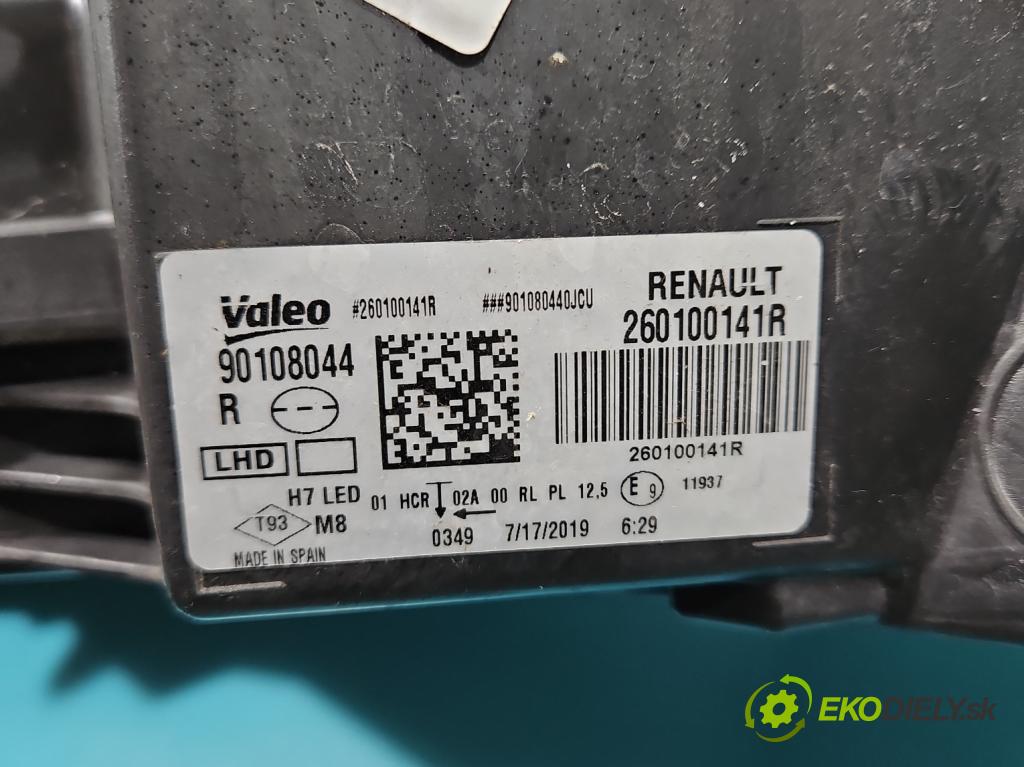 Renault Megane IV 2016-2024 1.2 Tce 132  HP manual 97 kW 1197 cm3 5- Reflektor: pravý 260100141R (Pravé)